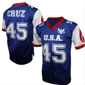 GOP Ted Cruz 45 USA President Candidate Senator TEXAS Football Jersey Size M